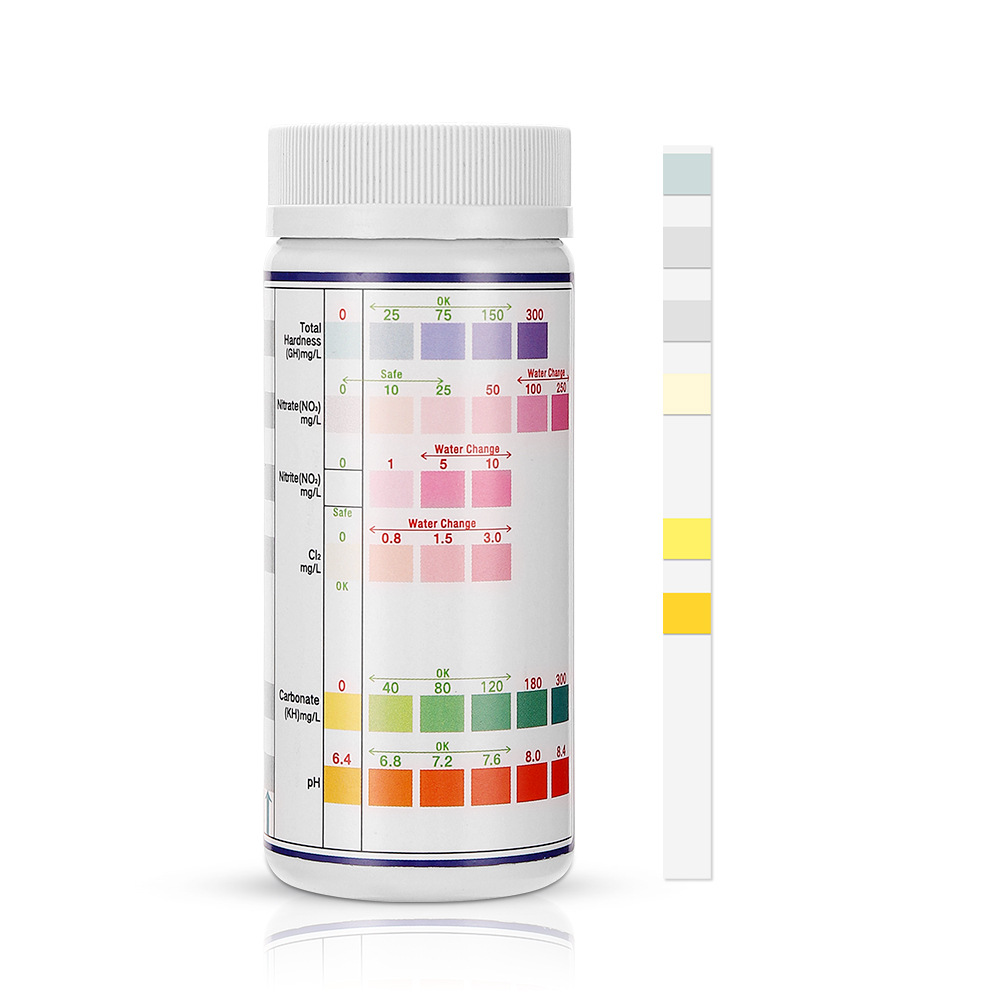 Marine Test Kit - Strisce reattive 6-In-1 per la qualità