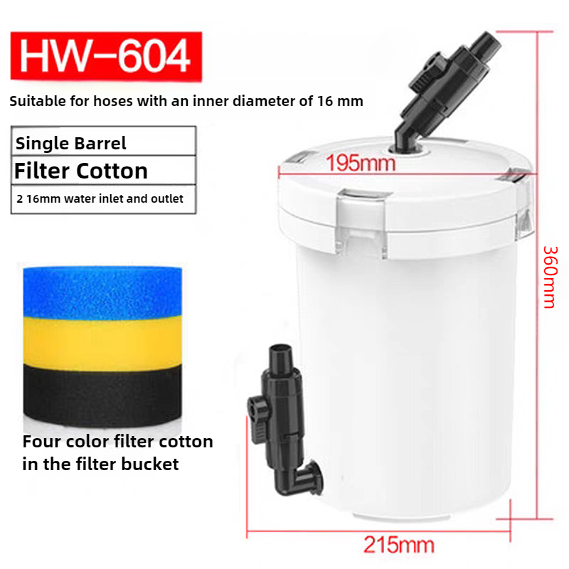 Marine Aquarium Protein Skimmer - Filtro Esterno Silenzioso per Acquario HW-604