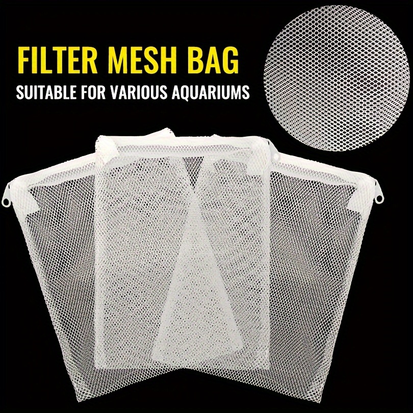 Marine Aquarium Protein Skimmer - Sacchetti filtranti riutilizzabili con cerniera per