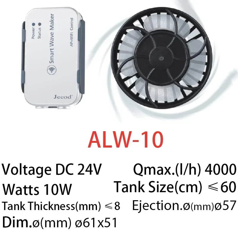 Jebao Jecod Nuova serie ALW WI - Powerhead Wave Maker recensione e prezzo