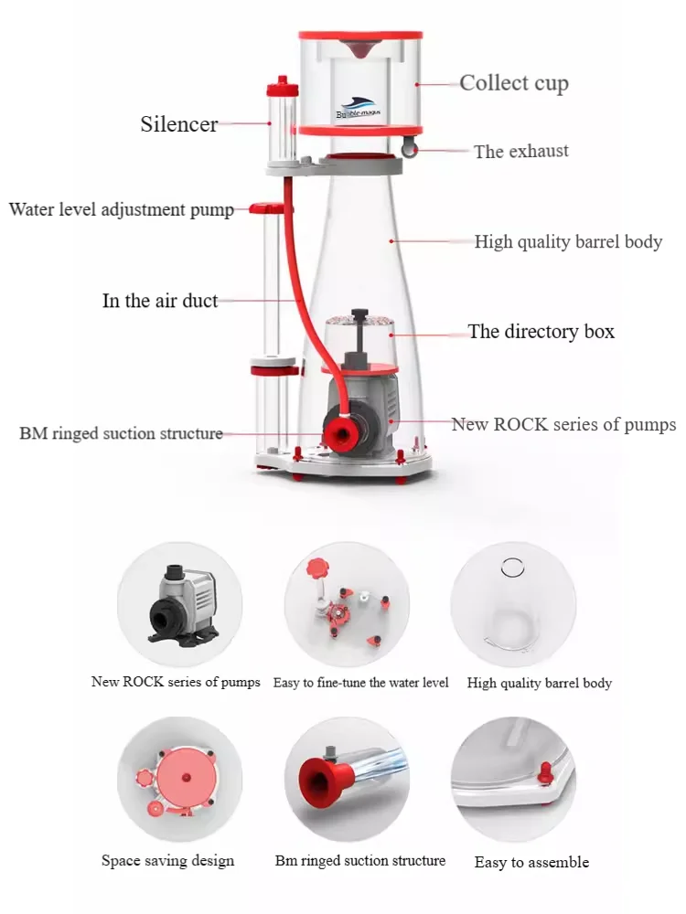 220-240V 50Hz Bubble Magus Cur - Marine Aquarium Protein Skimmer recensione e prezzo