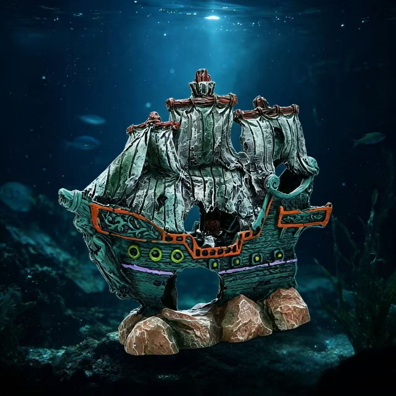 Decorazione per Acquario: Barc - Aquarium Marina recensione e prezzo