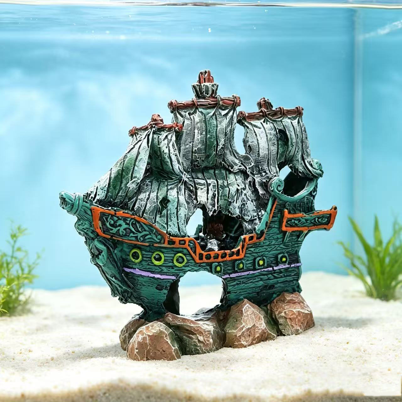 Decorazione per Acquario: Barc - Aquarium Marina recensione e prezzo