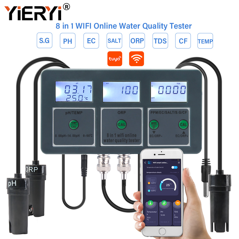 Yieryi WiFi Tuya Smart PH ORP  - Marine Test Kit recensione e prezzo